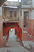 Varanasi - the old city is a cramped crowded labyrinth